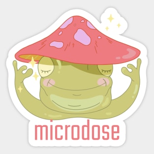 Microdose mushrooms, Magic Mushrooms, hallucinogenic mushrooms, psilocybin mushroom Sticker